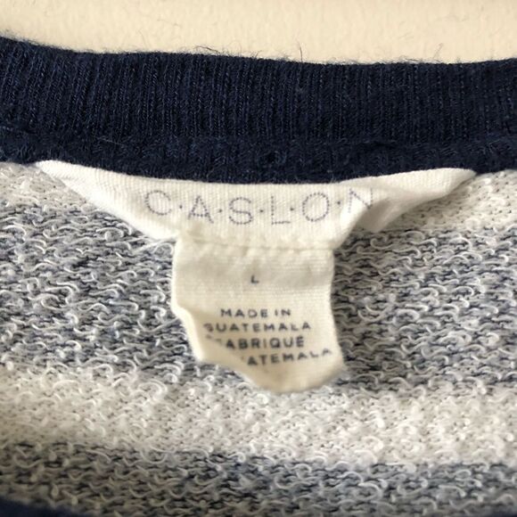 Caslon Stripe Boatneck Knot Front Sweater - Picture 6 of 7
